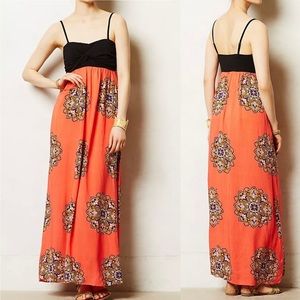 Lilka Anthropologie Coral Canyon Maxi Dress - Large